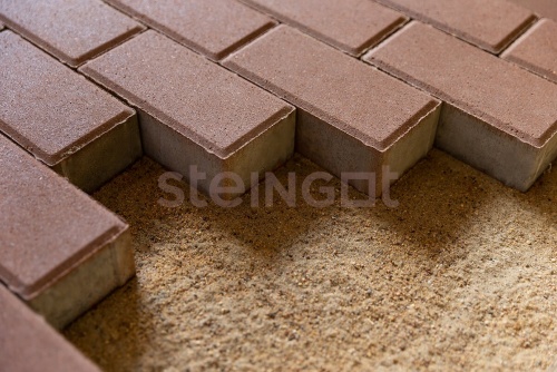 Брусчатка 200*100*60 Коричневая (верхний прокрас), Steingot